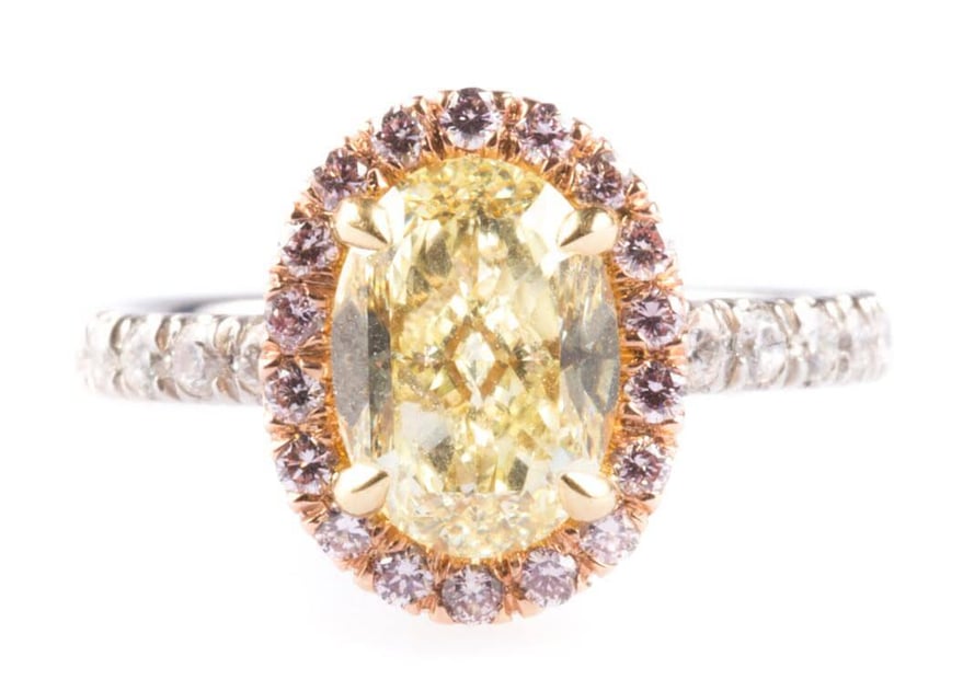 yellow diamond ring