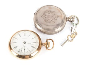 Lot 33 A Pair of Pocket Watches