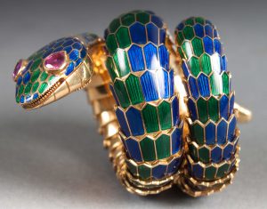 Bulgari-18k-Snake-Bracelet