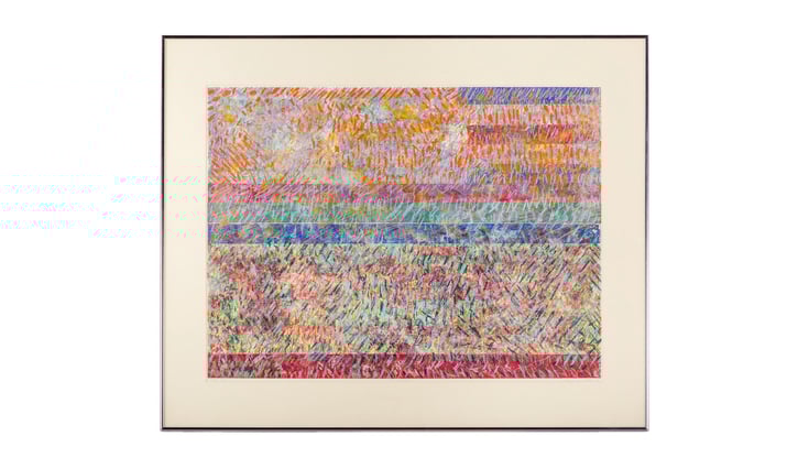 Sam Gilliam St. Albans Silkscreen