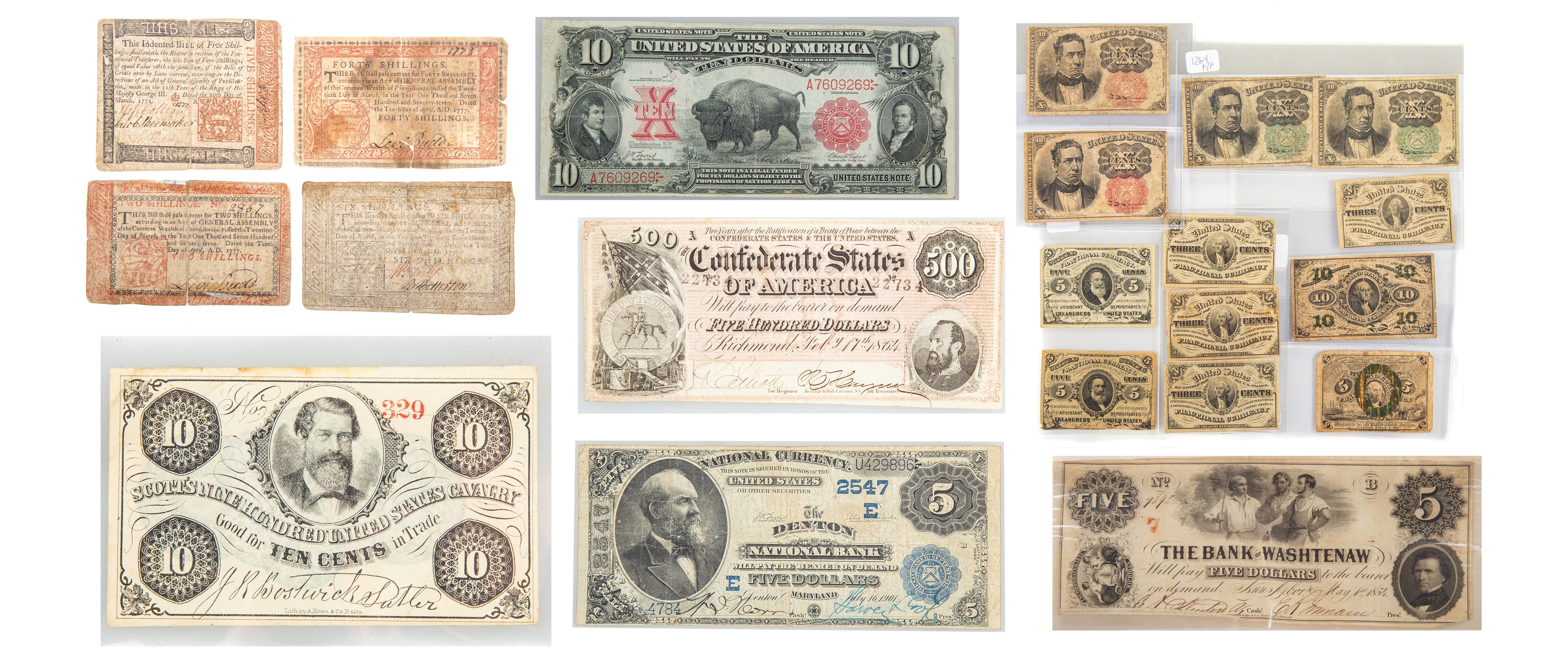 A US History Through its Currency